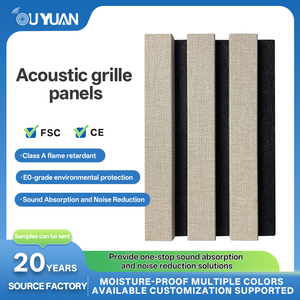 Panel Acústico Moderno de Listones de Madera de Lino, 80% de Reducción de Ruido, Ecológico, Ignífugo, <span class=keywords><strong>Aislamiento</strong></span> Acústico para Gimnasio, Escuela, Hogar, Hotel - Product Image 1