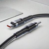 Pabrik Cetak Sendiri Harga Pabrik Kabel USB-C Nylon Braided Pengisian Cepat 480Mbps Sinkronisasi Data untuk Ponsel IOS/Android Laptop 1m Logo Kustom Murni