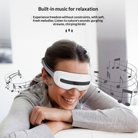 Masseur oculaire multifonctionnel avec vibration, relaxation musicale, Bluetooth, chauffage et fonctions visuelles pour la relaxation des yeux