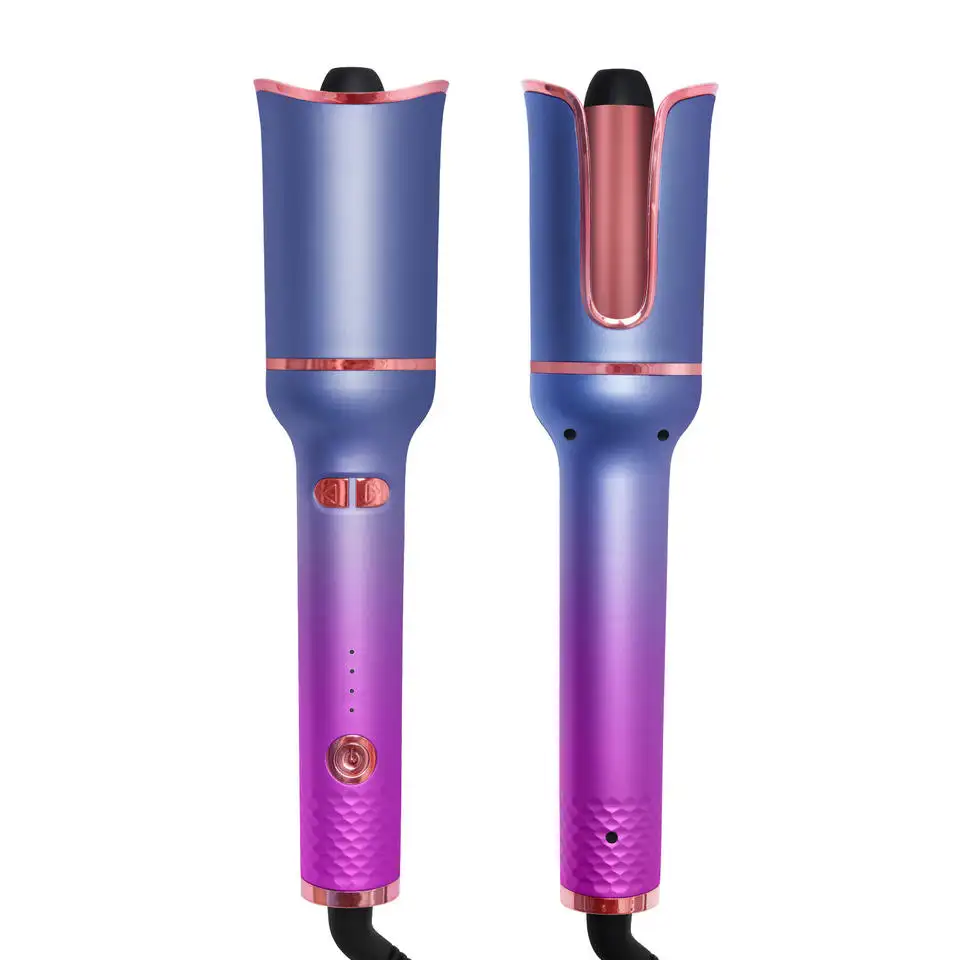 Potable Cordless Automatic Rotating Hair Curler Hair Curling Machine Auto Hair Curlers Rollers Salon Styling Tool