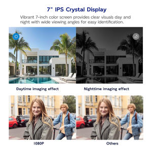 ระบบวิดีโออินเตอร์คอมแบบใช้สายที่เชื่อถือได้สำหรับความปลอดภัยภายในบ้าน รองรับ 6 หน่วย ความละเอียด 1080P มองเห็นในเวลากลางคืน ใช้งานร่วมกับแอป Tuya หน้าจอสัมผัส 7 นิ้ว - Product Image 3