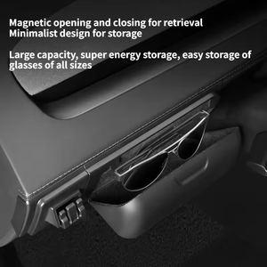 Para Tesla Model Y Juniper 2025, Caja Multifuncional para el Tablero, Portavasos, Caja de Almacenamiento para Gafas de Sol, Accesorios Interiores - Product Image 3