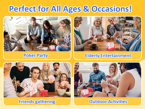 Support de cartes à jouer pliable mains libres, design incurvé, support de <span class=keywords><strong>jeu</strong></span> antidérapant en plastique pour les seniors, les enfants et les jeux de cartes en famille - Product Image 3