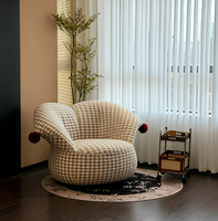 Fauteuil pivotant moderne de luxe, fauteuil inclinable individuel pour salon et chambre, prêt à être expédié de l'usine