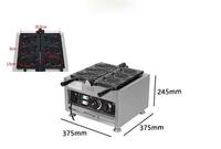 Nouvelle machine à crème glacée électrique commerciale en forme de poisson et gaufrier 110/220V
