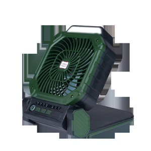 Solar Fan Outdoor USB Charging Super Wind Portable Refrigeration Timing Fishing Tent ABS/PVC 6 Inch Model - Product Image 2