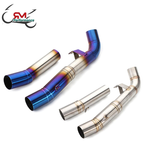 Tubo de Escape Slip-on para Motocicleta <span class=keywords><strong>Kawasaki</strong></span> Z1000 2007 2008 <span class=keywords><strong>2009</strong></span> Z1000 Z <span class=keywords><strong>1000</strong></span> 07 08 09, Silenciador de Escape, Tubo de Enlace Medio - Product Image 2