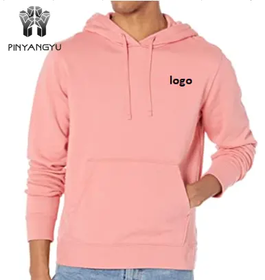 Hoodie Terry pria 77% katun 23% poliester impor Pull On penutupan mesin cuci stok banyak sumber dari Bangladesh