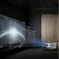 Mini projecteur portable en gros avec de nouvelles fonctionnalités pour la connectivité et la mise au point motorisée