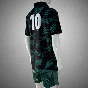 Maillot de football à col polo en V, tissu à séchage rapide et durable pour les matchs de compétition et les camps d'entraînement - Product Image 4