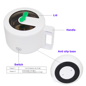 Limpiador Ultrasónico Digital Inteligente, Electrodoméstico Portátil para <span class=keywords><strong>Limpiar</strong></span> Gafas, Joyas, Cadenas <span class=keywords><strong>de</strong></span> Relojes, Cabezales <span class=keywords><strong>de</strong></span> Afeitadora - Product Image 3