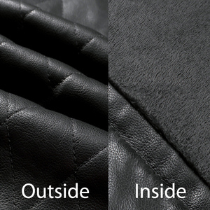 Wholesale High Quality Winter Black Biker OEM Custom Motorcycle Dyed Stand Collar Windproof Faux Pu <b>Leather</b> <b>Jacket</b> for <b>Men</b> - Product Image 2