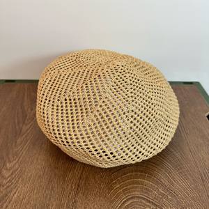 Mujeres señoras fino sólido Natural verano Vintage tejido hecho a mano tejido ahueca hacia fuera ganchillo <span class=keywords><strong>boina</strong></span> Newsboy pintor sombrero - Product Image 6