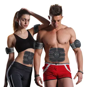 Elektrische Abs Trainer Spier Toner Ems Spierstimulator Abdominale Toning Riem Fit Voor Body Arm