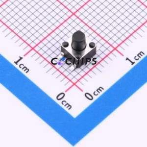 TS010-TBW1FH5.5 Tactile Switch SMD-4P,4.5x4.5mm Switch Single Pole Single Throw Round Button 2.5N Vertical Mount - Product Image 1