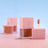 Grand tube rose de 6ml de maquillage permanent brillant à lèvres personnalisé en gros vendeur de marque privée brillant à lèvres mat rouge à lèvres liquide Oem