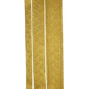 Trenzas hechas a mano de alta calidad 2023, adornos de alambre de lingotes de galón para accesorio textil trenzado de encaje uniforme - Product Image 1