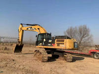 Excavadora de cadenas usada original japonesa CAT 340D2L de 40 toneladas, excavadora hidráulica Caterpillar de segunda mano con motor C9 ACERT para minería