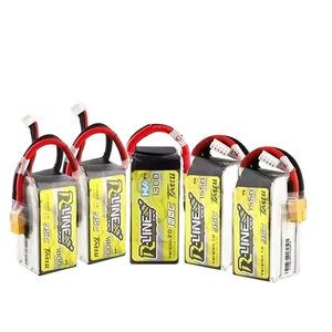 Gens Ace <span class=keywords><strong>TATT</strong></span> 550มิลลิแอมป์ชั่วโมง850มิลลิแอมป์1300มิลลิแอมป์ชั่วโมงอัตราการคายประจุสูงแหล่งพลังงาน Li-Po สำหรับมืออาชีพ FPV แข่งรถข้ามแบตเตอรี่โดรน - Product Image 1