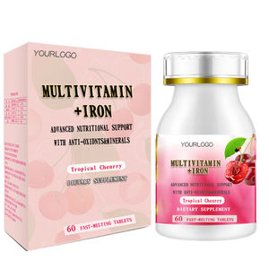 Multivitamine tabletten Beste dagelijkse multivitamine supplementen Tabletten Fabrikant's volwassen formule Kauwbare multivitamine B tabletten - Product Image 1