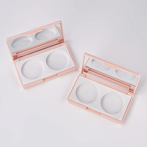 Bảng phấn mắt tùy chỉnh logo bán chạy, hai màu, phấn má hồng hạt dẻ, phấn má hồng hồng, phấn nền nhũ, hộp phấn - Product Image 3