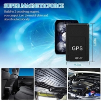 GF-07 Mini Rastreador GPS 2G Magnético, Impermeable y Portátil para Autos, Motos, Bicicletas y Seguimiento de Activos Personales