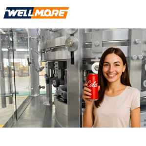 Fabrika fiyat otomatik Can dolum makinesi gazlı içecek makinesi ve enerji içecek üretim hattı - Product Image 2