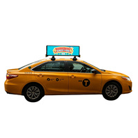 Affichage LED pour toit de taxi, écran numérique programmable pour campagnes publicitaires mobiles
