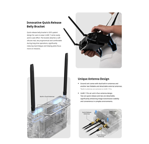 Siyi UniRC 7 y 7 <span class=keywords><strong>Pro</strong></span>, Estación de Control Terrestre Portátil de Doble Banda 2.4G/5G con Android 13, Control Remoto Inteligente con Certificación CE, <span class=keywords><strong>FCC</strong></span> y RoHS para Drones FPV - Product Image 5