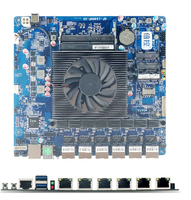 Carte mère industrielle N5105 i7 8550U i5 8250U i3 8130U X86 avec 6 ports 2.5GbE pour routeur pare-feu