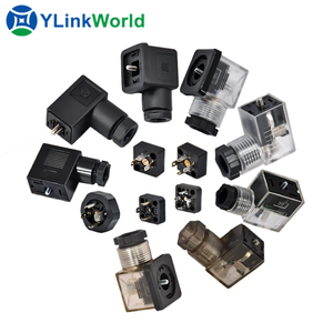 Không thấm nước DIN 43650 nối Nam Nữ 2 + PE 3 + PE đúc ổ cắm cáp dây 3 4 pin loại A B C cắm điện từ van kết nối - Product Image 2