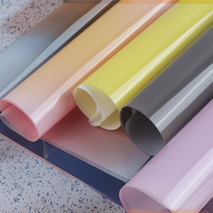 <span class=keywords><strong>2025</strong></span> mới phong cách Hàn Quốc thân thiện với môi vật liệu thủ công kẹo Gradient màu thủy tinh bó hoa bao bì không thấm nước PE tráng nhựa - Product Image 4