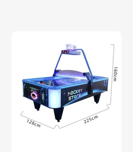 เครื่องเล่นเกมฮอกกี้อากาศแบบตั้งโต๊ะ ทำจากไม้และอะคริลิก พร้อมระบบตรวจจับการเคลื่อนไหว เชื่อมต่อ WiFi/USB รับประกัน 1 ปี - Product Image 4