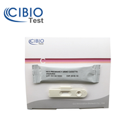 Disponible pour les femmes, test de détection précoce clinique à domicile, cassette HCG sensible 4,0 mm