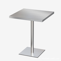 Chaises de table à manger en acier inoxydable de style industriel personnalisé pour restaurant