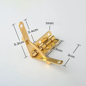 <span class=keywords><strong>Charnière</strong></span> Quadrant Industrielle de Luxe Léger, Réplique Antique, Accessoires en Laiton <span class=keywords><strong>pour</strong></span> Boîte à Bijoux de Rangement Exquise - Product Image 1