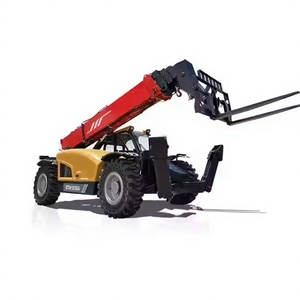 Montacargas Compacto con Brazo Telescópico STH1056A2 de 4.5 Toneladas y 17.1m, 4WD, para Terminal Portuario, con Horquillas, Cucharón y Gancho de Elevación - Product Image 1