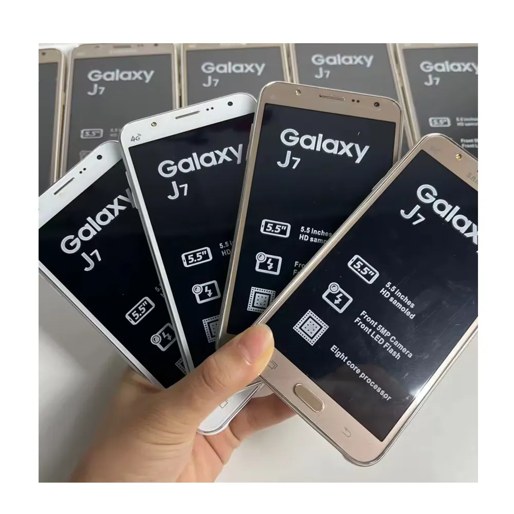 Groothandel Gebruikte Mobiele Telefoons Voor Samsung Galaxy J7 2015 J3 J5 Gebruikte Mobiele Telefoons