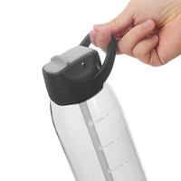 Bouteilles d'eau et de café en plastique Tritan transparent de 40 oz (1,2 litre) avec paille, design moderne, personnalisables et étanches, vente en gros