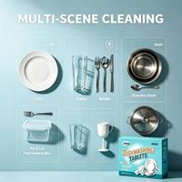 Tablettes lave-vaisselle Quick Clean : Formule active express pour un temps de cycle de 25 minutes, idéales pour les foyers et les bureaux modernes très occupés