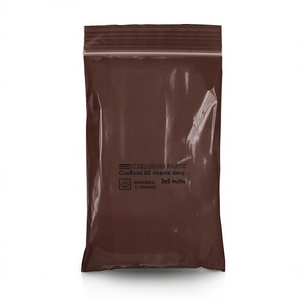 Sacs refermables en polyéthylène Amber Zip Bags 3x5 pouces pour le stockage des aliments - Product Image 1