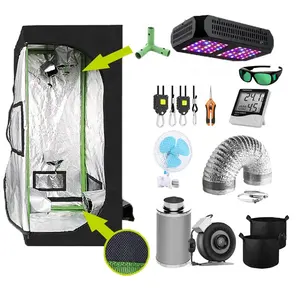 Sistema hidropônico Crescer Tenda 600D Kit Completo para o Crescimento Das Plantas