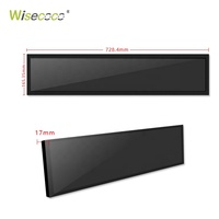 Écran LCD sur mesure de 28 pouces, panneau LCD étiré, écran LCD haute luminosité pour bus, métro, supermarché, centre commercial, écran publicitaire