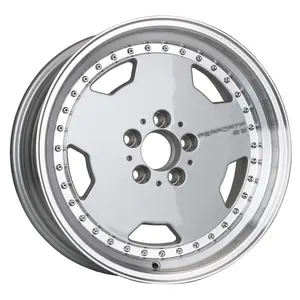 Pabrik grosir roda logam campuran aluminium cor 17 "18" 5*112 pelek otomotif untuk Mercedes Benz w140 wheels roda antik