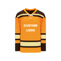 Maillot de hockey sur glace OEM & ODM avec LOGO personnalisé Maillot de hockey sur glace sublimé grande taille pour hommes