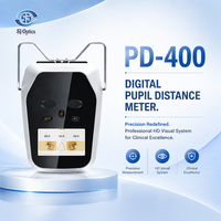 SJ Optics Digital PD Meter PD-400 Alat Pengukur Jarak Pupil Oftalmik dengan Layar LCD Alat Pengukur PD Portabel untuk Toko Optik.