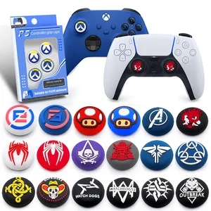 Soft Silicone Analog Thumbsticks Thumb Grips For Playstation5 PS5/PS4/PS3/PS2/xbox Controller Rubber Button