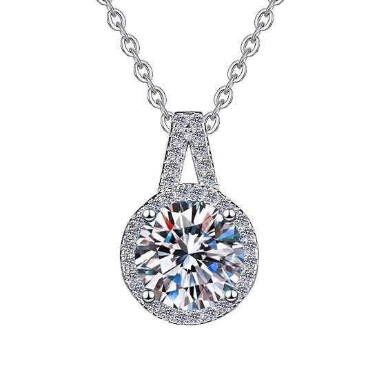 collier blanc