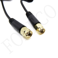 Câble spiralé FOXECO pour traceur GPS Beidou GNSS, 4 canaux, CCTV, indice de protection IP67, conducteur en cuivre pur, faisceau de câblage adaptateur