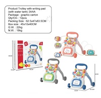 Jouets pour bébés Baohan, jouet marcheur, jouets d'activités pour bébés, usine avec tableau magnétique, musique pour l'apprentissage, poussettes, marcheurs